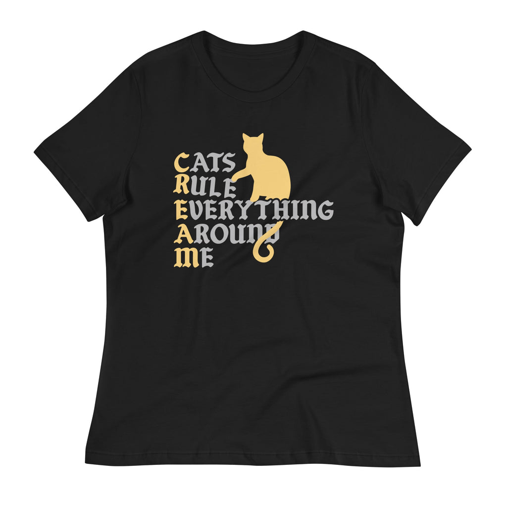 Cats Rule Everything Around Me Women's Signature - Adult & Kids T-Shirts, Sweatshirts & Hoodies apparel design preview 1