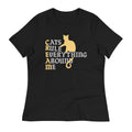 Cats Rule Everything Around Me Women's Signature - Adult & Kids T-Shirts, Sweatshirts & Hoodies apparel design preview 1