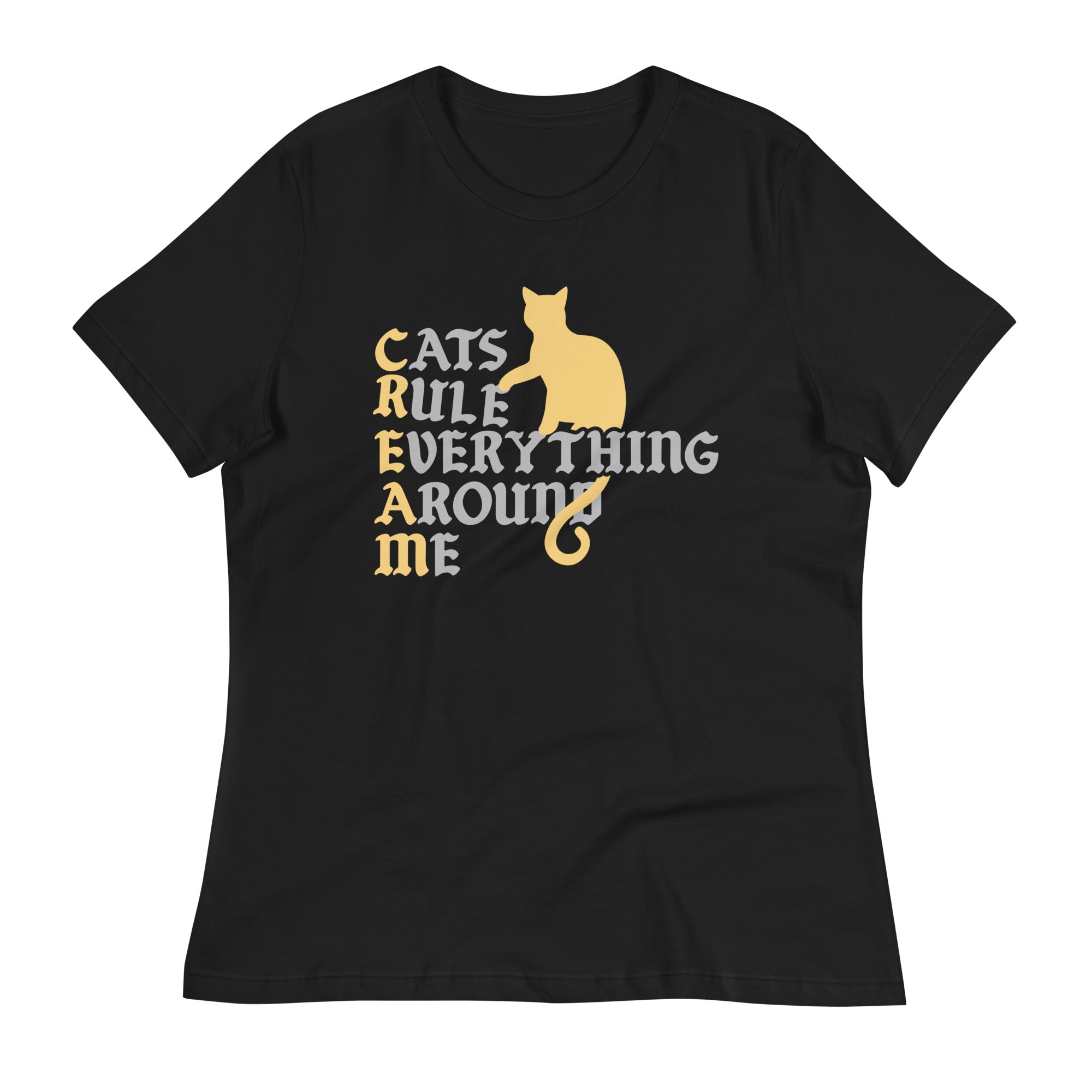 Cats Rule Everything Around Me Women's Signature - Adult & Kids T-Shirts, Sweatshirts & Hoodies apparel design preview 1