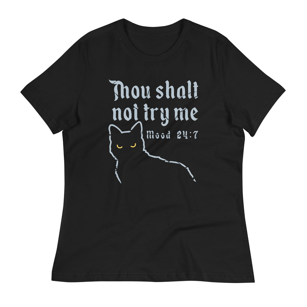Thou Shalt Not Try Me Women's Signature - Adult & Kids T-Shirts, Sweatshirts & Hoodies apparel design preview 1