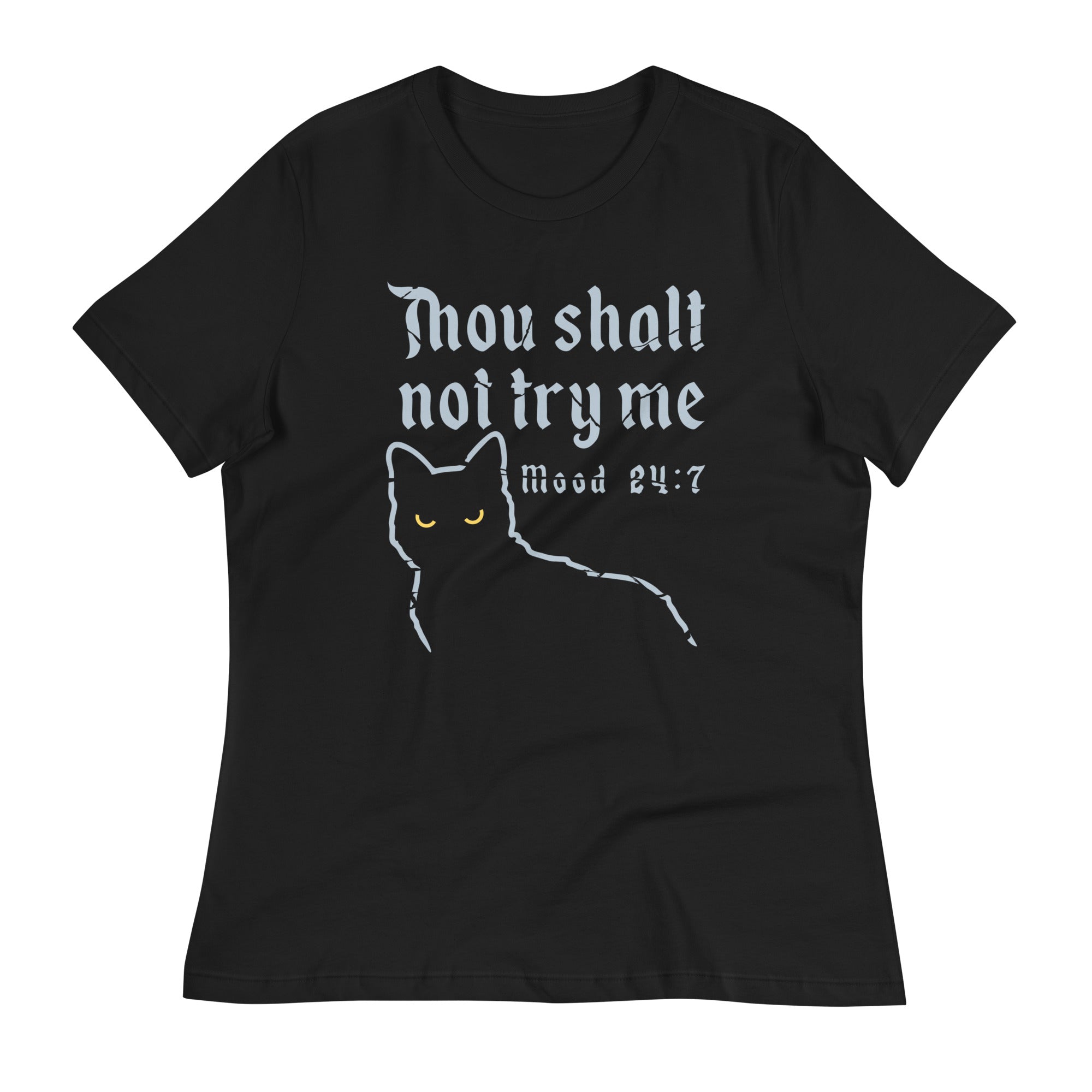 Thou Shalt Not Try Me Women's Signature - Adult & Kids T-Shirts, Sweatshirts & Hoodies apparel design preview 1