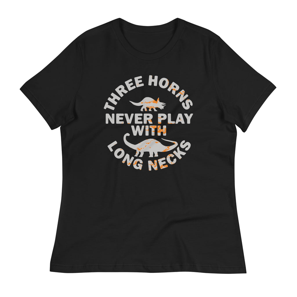Three Horns Never Play With Long Necks Women's - Adult & Kids T-Shirts, Sweatshirts & Hoodies apparel design preview 1