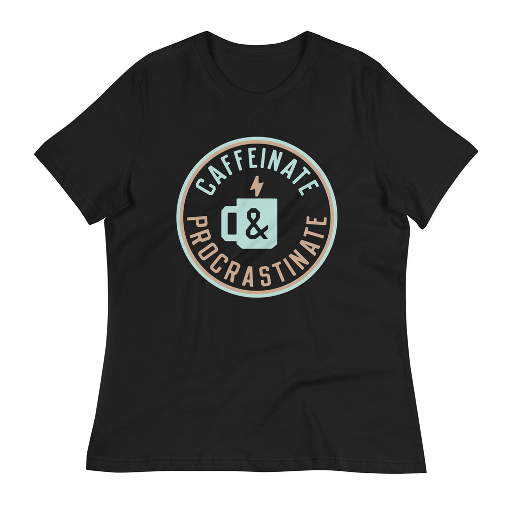 Caffeinate And Procrastinate Women's Signature - Adult & Kids T-Shirts, Sweatshirts & Hoodies apparel design preview 1