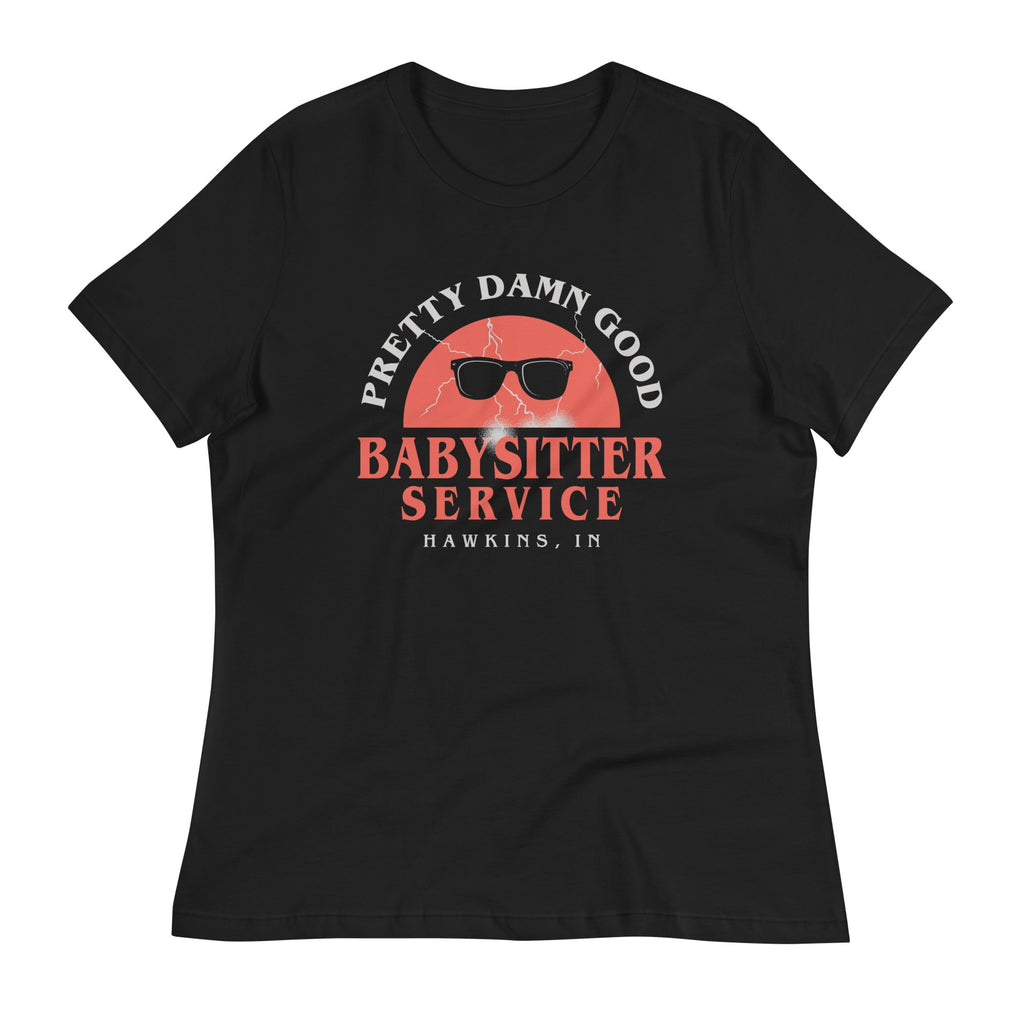 Pretty Damn Good Babysitter Service Women's Signature - Adult & Kids T-Shirts, Sweatshirts & Hoodies apparel design preview 1
