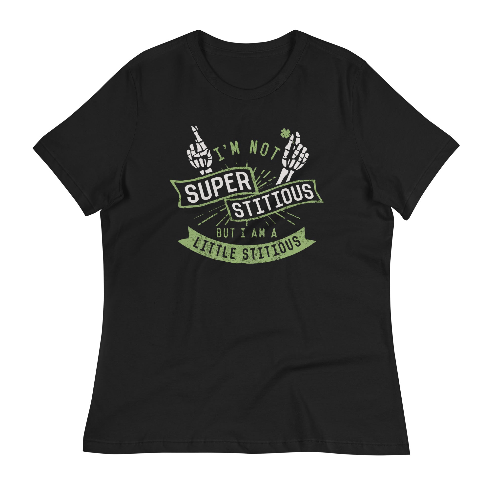 I'm Not Superstitious, But I Am A Little Stitious - Adult & Kids T-Shirts, Sweatshirts & Hoodies apparel design preview 1