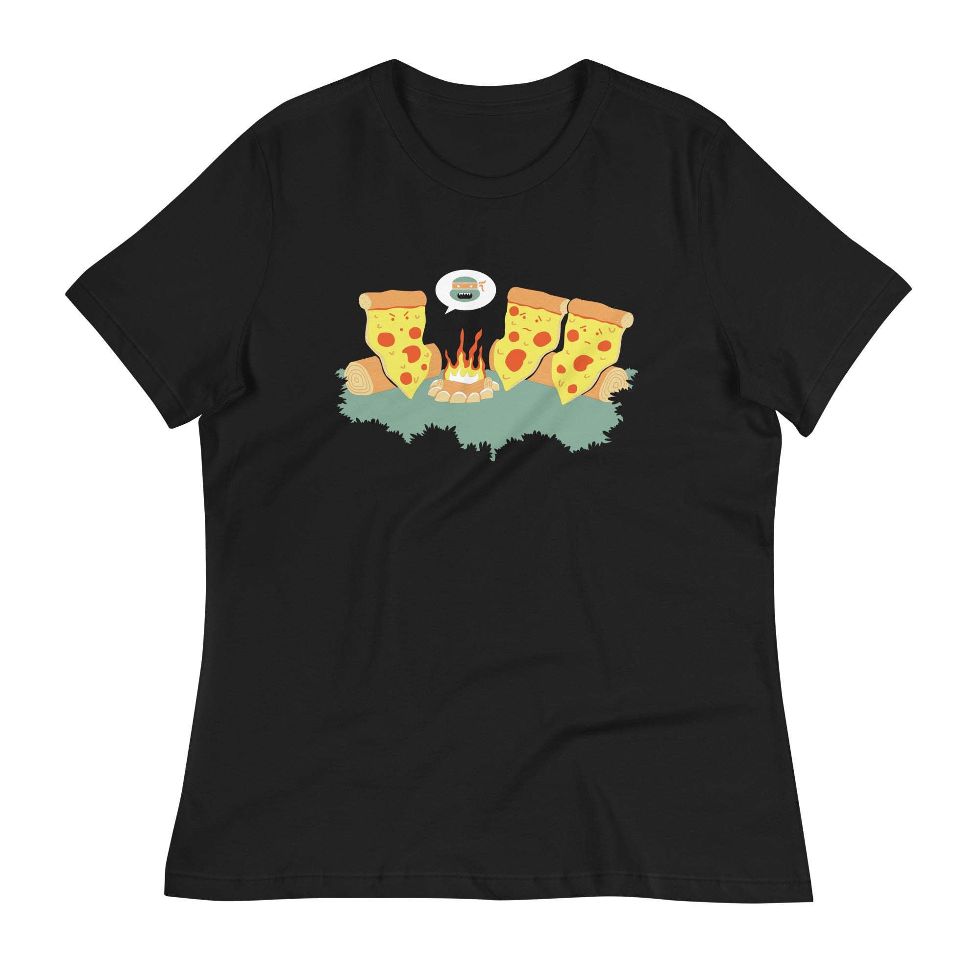 Pizza Campfire Story Women's Signature - Adult & Kids T-Shirts, Sweatshirts & Hoodies apparel design preview 1