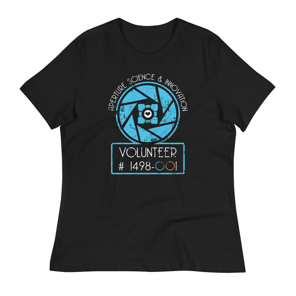 Aperture Science Volunteer Women's Signature - Adult & Kids T-Shirts, Sweatshirts & Hoodies apparel design preview 1