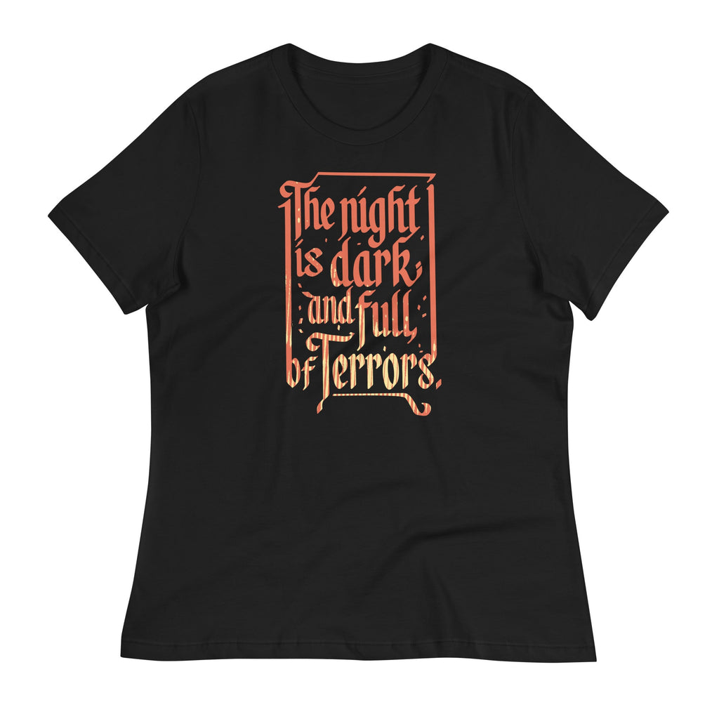 The Night Is Dark And Full Of Terrors Women's - Adult & Kids T-Shirts, Sweatshirts & Hoodies apparel design preview 1