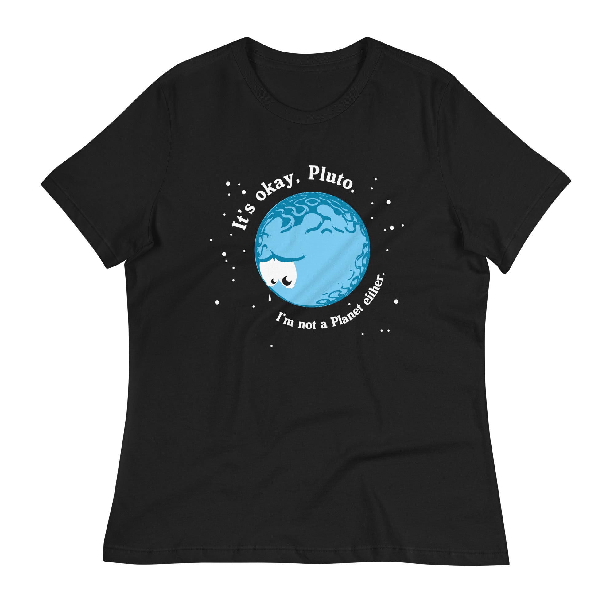 It's Okay Pluto Women's Signature - Adult & Kids T-Shirts, Sweatshirts & Hoodies apparel design preview 1