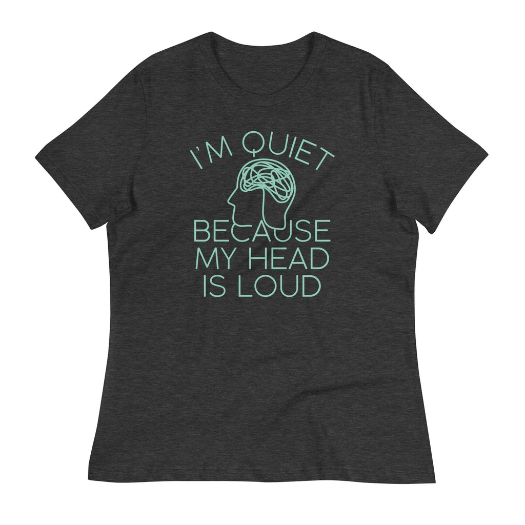 I'm Quiet Because My Head Is Loud Women's Signature - Adult & Kids T-Shirts, Sweatshirts & Hoodies apparel design preview 1