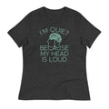 I'm Quiet Because My Head Is Loud Women's Signature - Adult & Kids T-Shirts, Sweatshirts & Hoodies apparel design preview 1