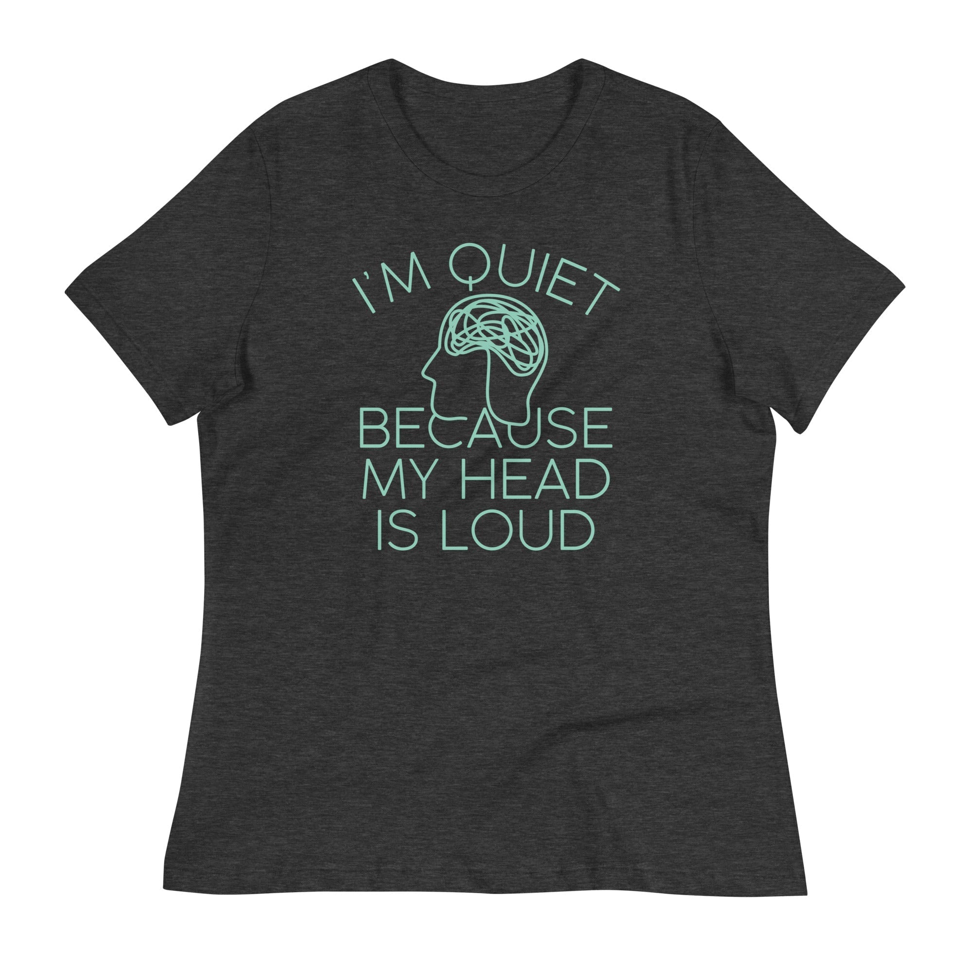 I'm Quiet Because My Head Is Loud Women's Signature - Adult & Kids T-Shirts, Sweatshirts & Hoodies apparel design preview 1