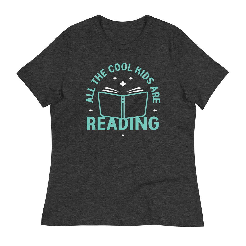 All The Cool Kids Are Reading Women's Signature - Adult & Kids T-Shirts, Sweatshirts & Hoodies apparel design preview 1