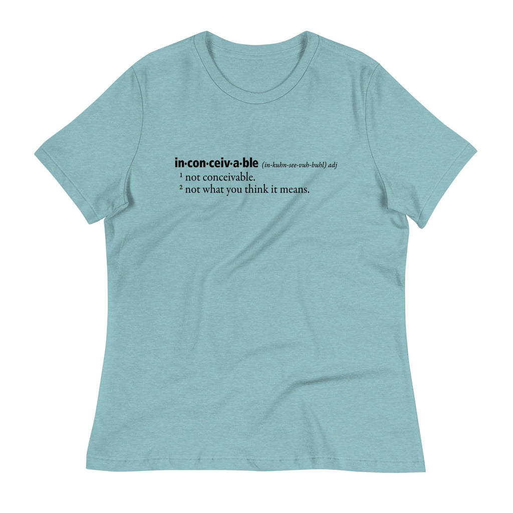 Inconceivable Definition Women's Signature - Adult & Kids T-Shirts, Sweatshirts & Hoodies apparel design preview 1