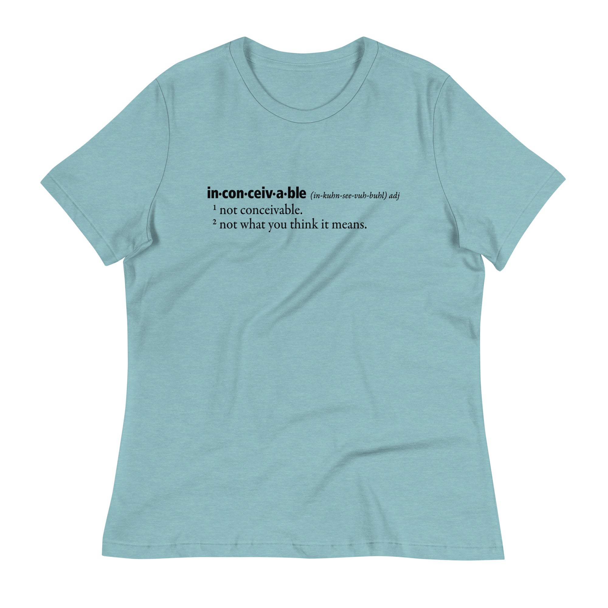 Inconceivable Definition Women's Signature - Adult & Kids T-Shirts, Sweatshirts & Hoodies apparel design preview 1