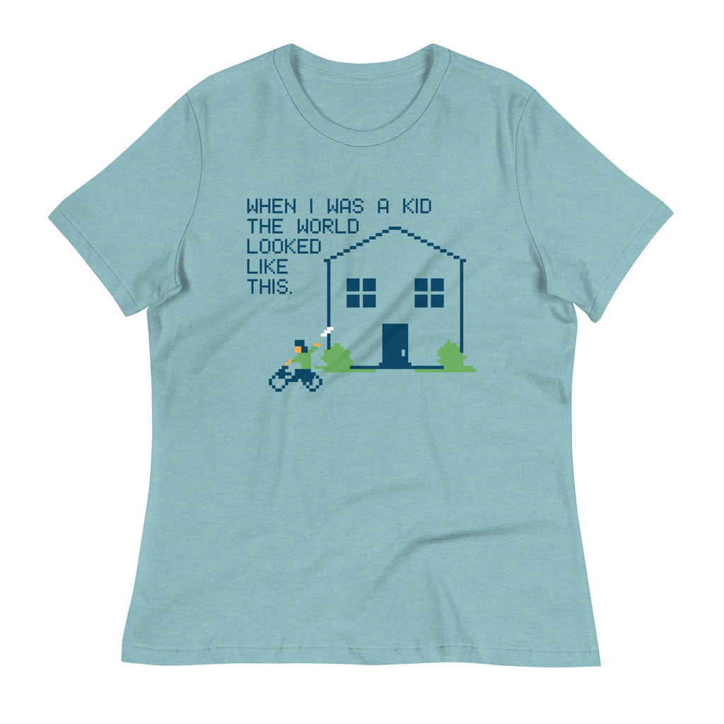 When I Was A Kid The World Women's Signature - Adult & Kids T-Shirts, Sweatshirts & Hoodies apparel design preview 1