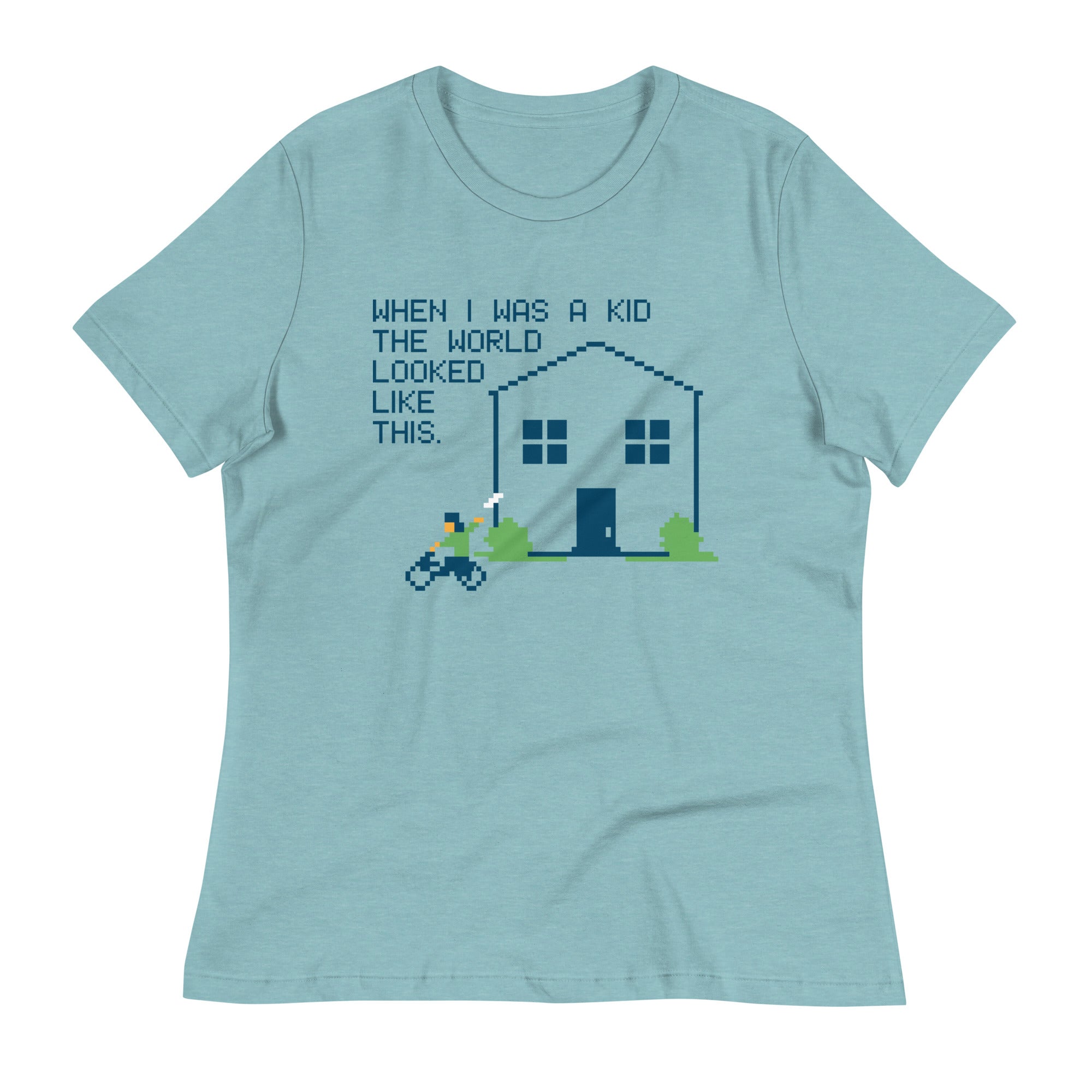 When I Was A Kid The World Women's Signature - Adult & Kids T-Shirts, Sweatshirts & Hoodies apparel design preview 1