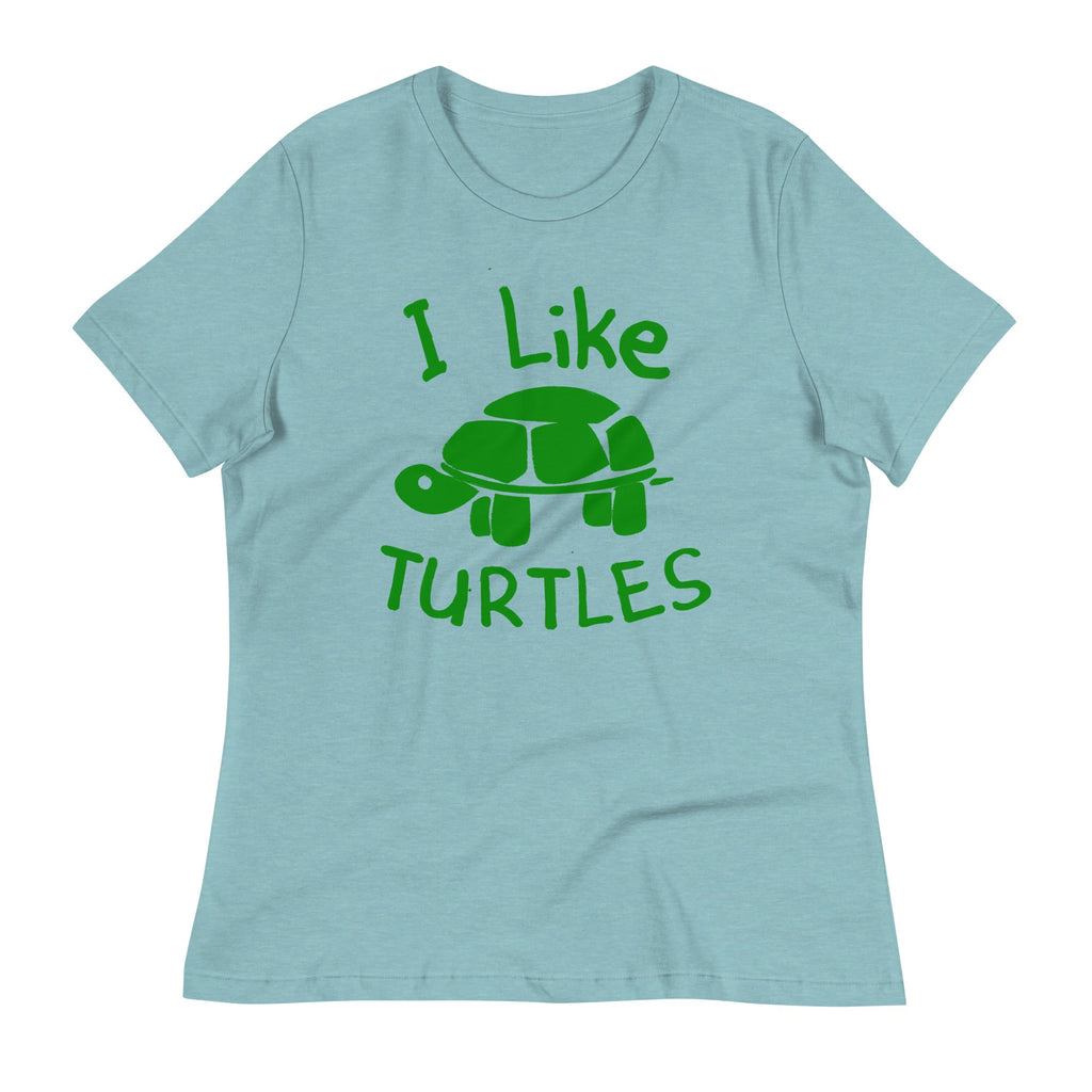 I Like Turtles Women's Signature - Adult & Kids T-Shirts, Sweatshirts & Hoodies apparel design preview 1