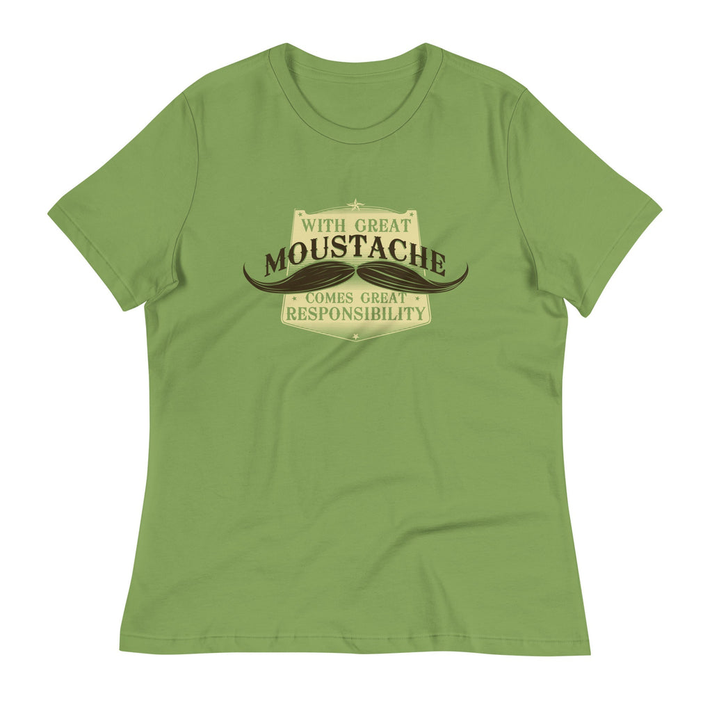 With Great Moustache Women's Signature - Adult & Kids T-Shirts, Sweatshirts & Hoodies apparel design preview 1