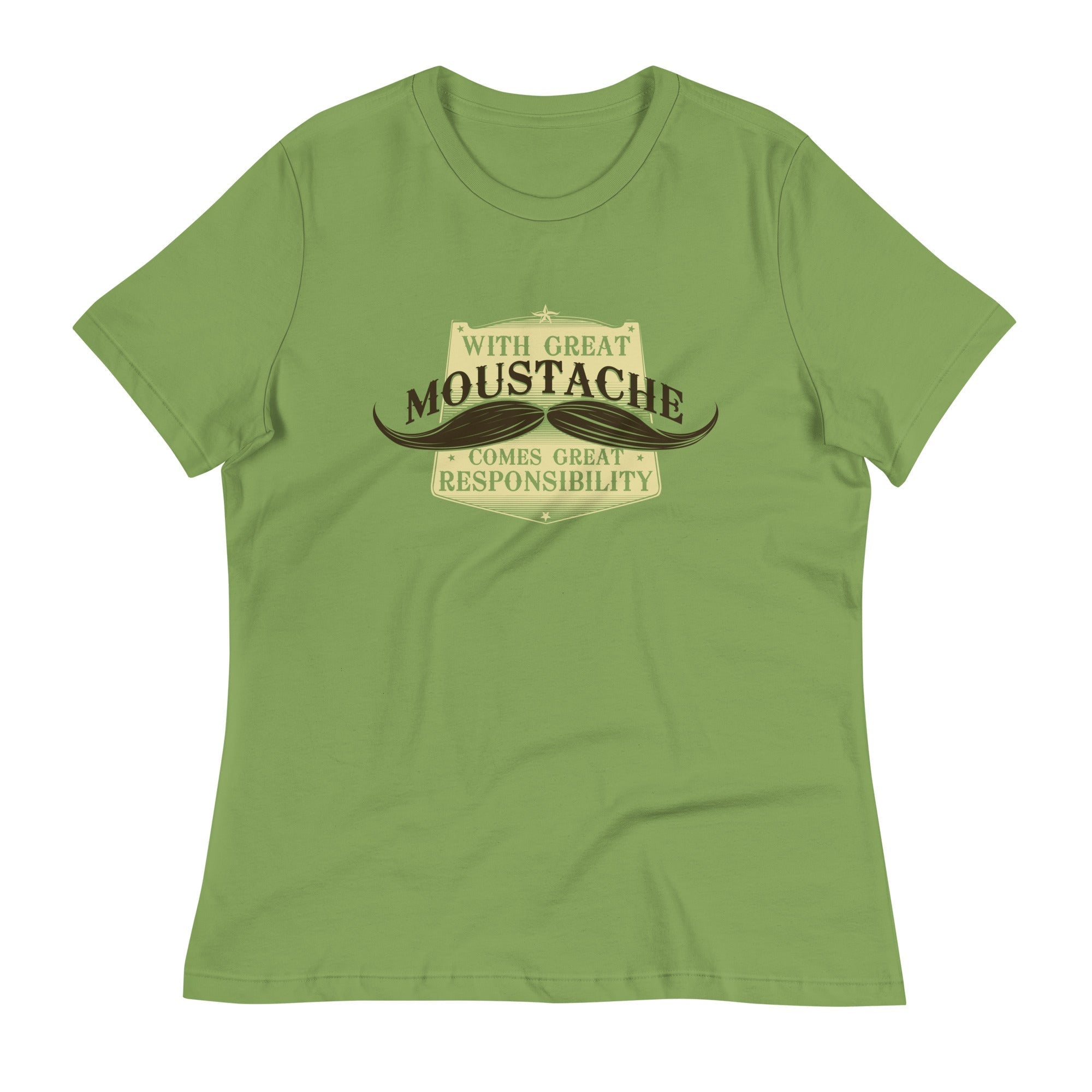 With Great Moustache Women's Signature - Adult & Kids T-Shirts, Sweatshirts & Hoodies apparel design preview 1
