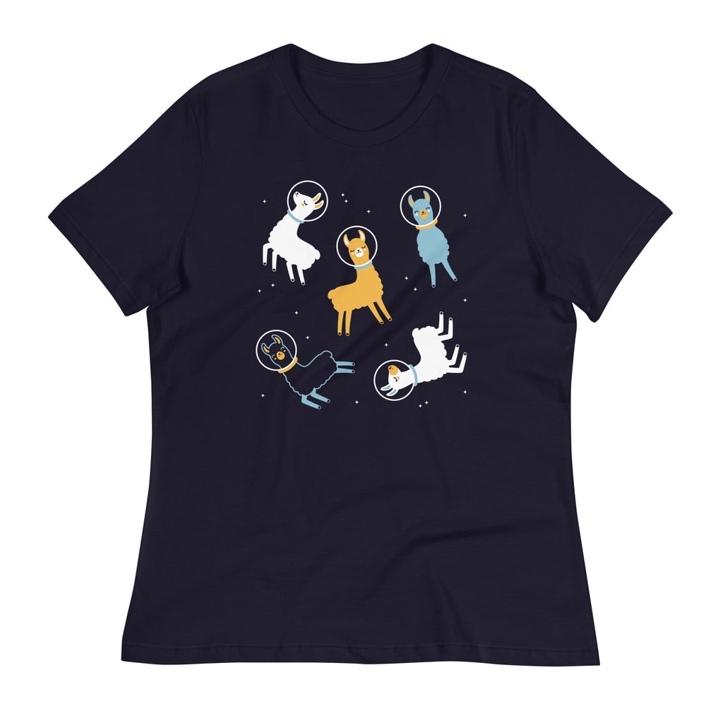 Llamas In Space Women's Signature - Adult & Kids T-Shirts, Sweatshirts & Hoodies apparel design preview 1