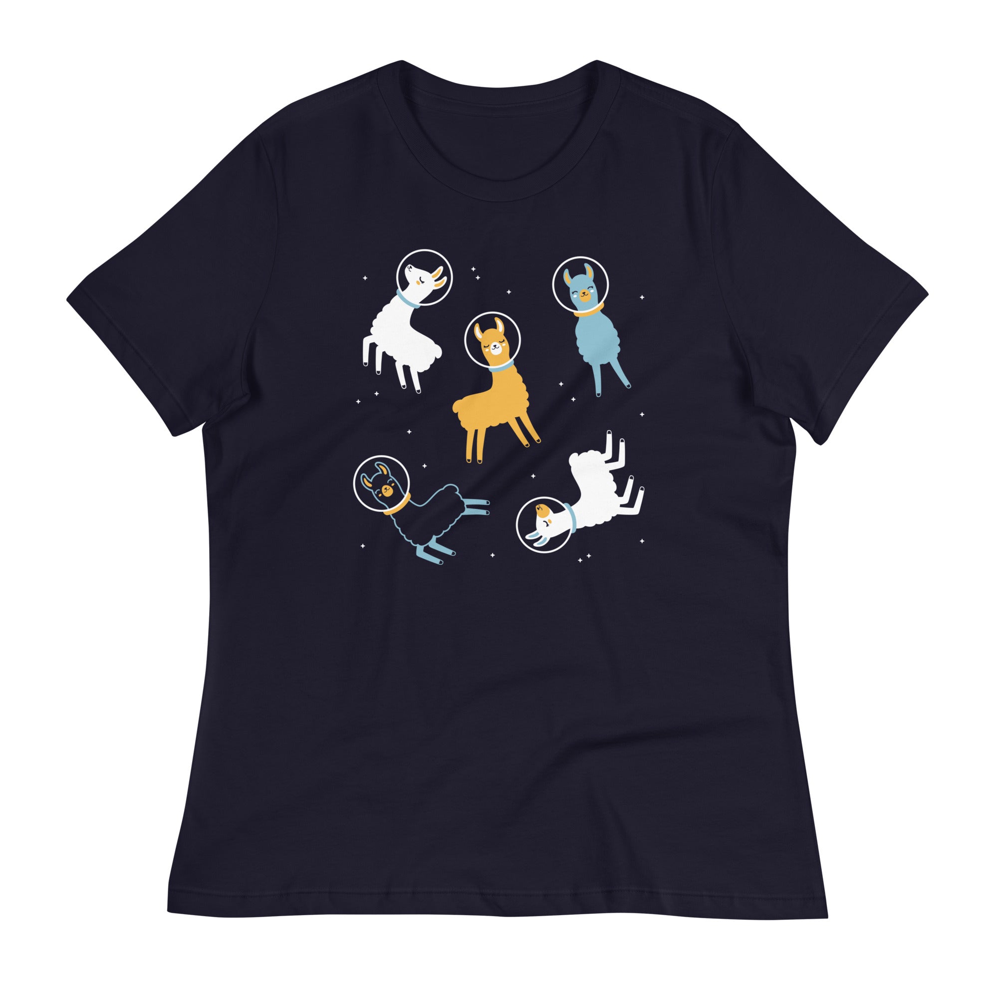 Llamas In Space Women's Signature - Adult & Kids T-Shirts, Sweatshirts & Hoodies apparel design preview 1