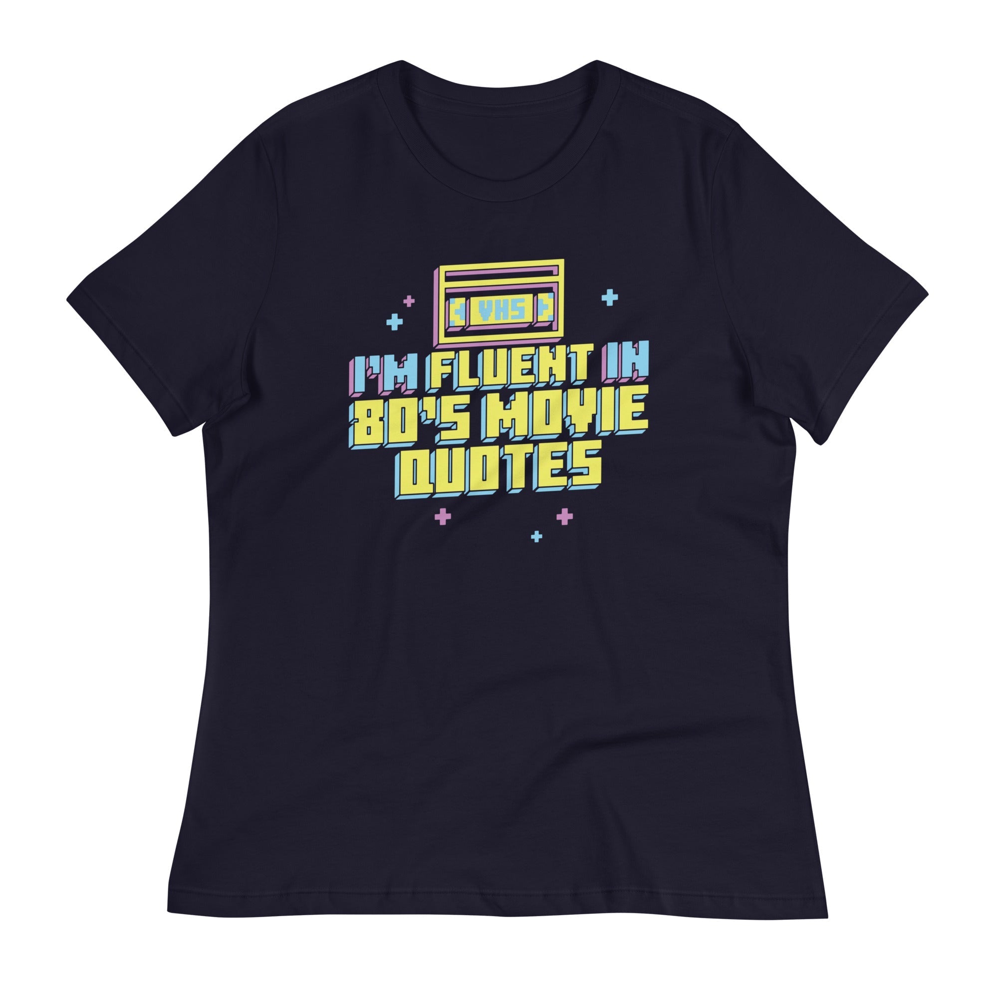 I'm Fluent In 80's Movie Quotes Women's Signature - Adult & Kids T-Shirts, Sweatshirts & Hoodies apparel design preview 1