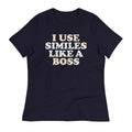 I Use Similes Like A Boss Women's Signature - Adult & Kids T-Shirts, Sweatshirts & Hoodies apparel design preview 1