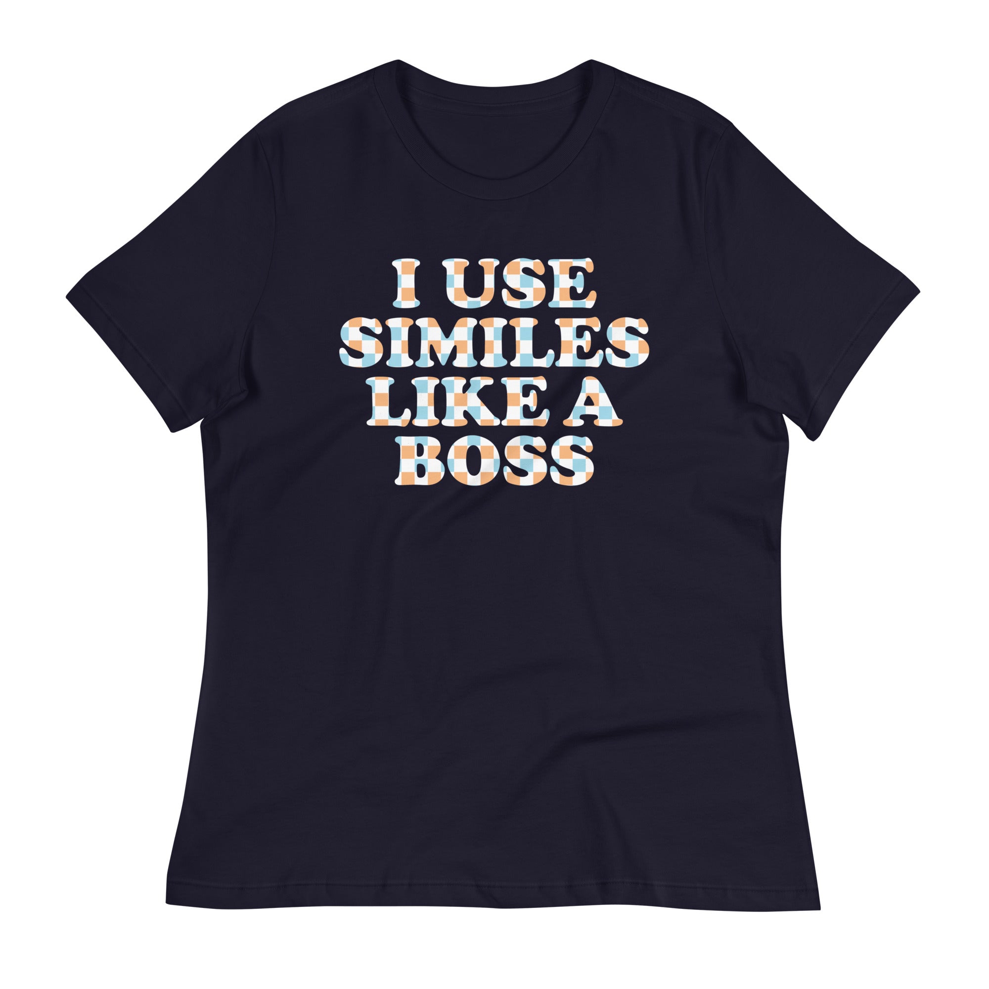 I Use Similes Like A Boss Women's Signature - Adult & Kids T-Shirts, Sweatshirts & Hoodies apparel design preview 1