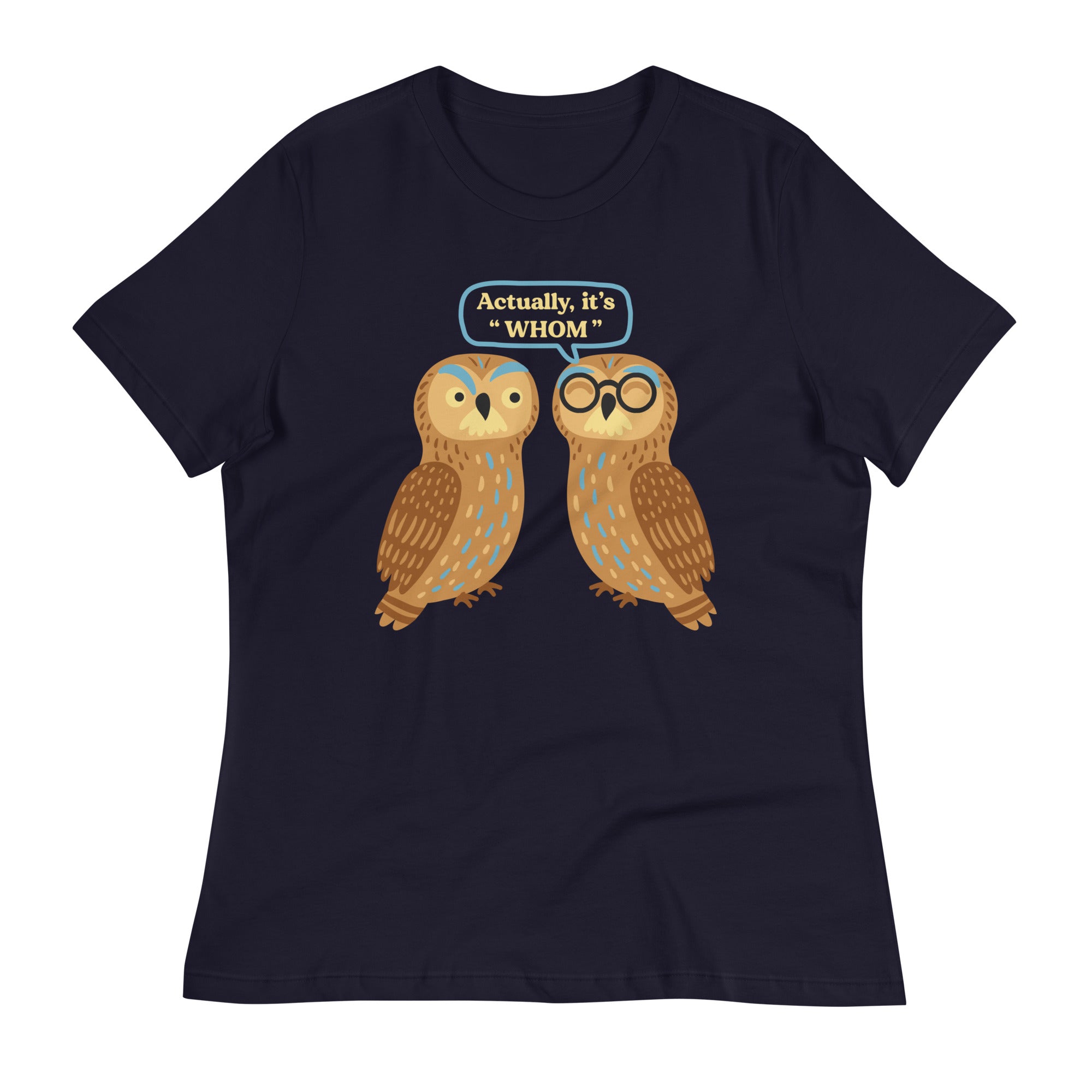 Actually, It's Whom Women's Signature - Adult & Kids T-Shirts, Sweatshirts & Hoodies apparel design preview 1