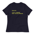 Dear Math, I'm Not A Therapist Women's Signature - Adult & Kids T-Shirts, Sweatshirts & Hoodies apparel design preview 1