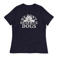 We Don't Deserve Dogs Women's Signature - Adult & Kids T-Shirts, Sweatshirts & Hoodies apparel design preview 1