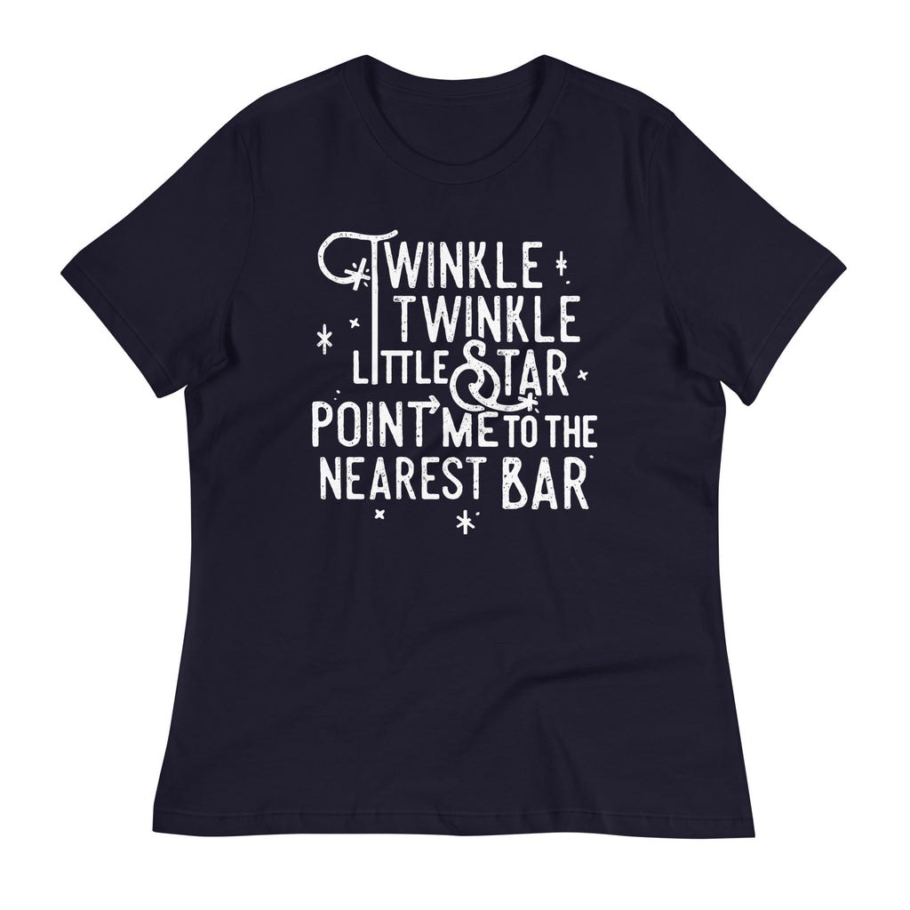 Point Me To The Nearest Bar Women's Signature - Adult & Kids T-Shirts, Sweatshirts & Hoodies apparel design preview 1