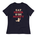 Eat Drink Be Meowy Women's Signature - Adult & Kids T-Shirts, Sweatshirts & Hoodies apparel design preview 1