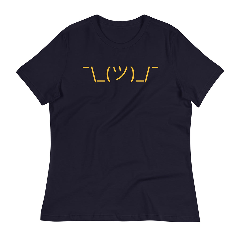 Shrug Emoji Women's Signature - Adult & Kids T-Shirts, Sweatshirts & Hoodies apparel design preview 1