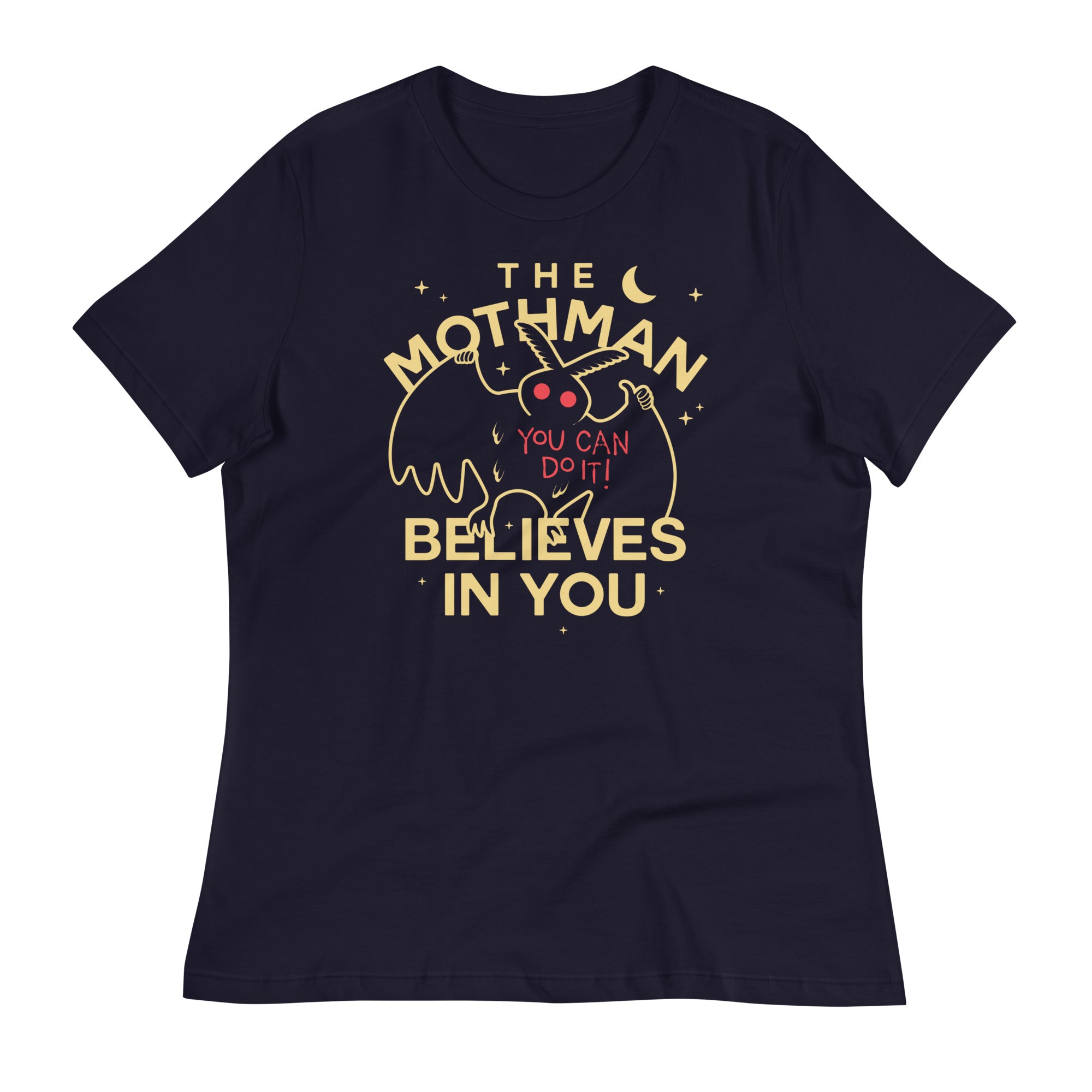 The Mothman Believes In You Women's Signature - Adult & Kids T-Shirts, Sweatshirts & Hoodies apparel design preview 1