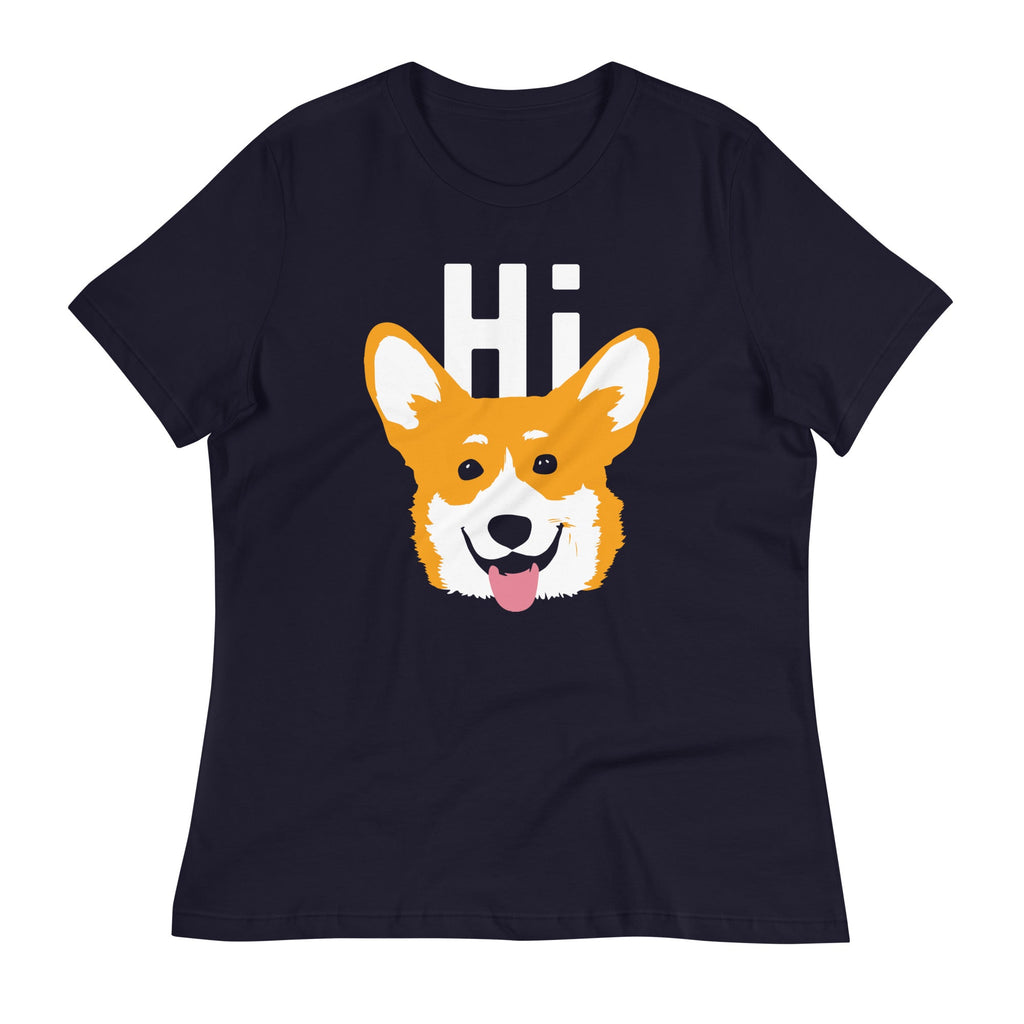 Hi Corgi Women's Signature - Adult & Kids T-Shirts, Sweatshirts & Hoodies apparel design preview 1