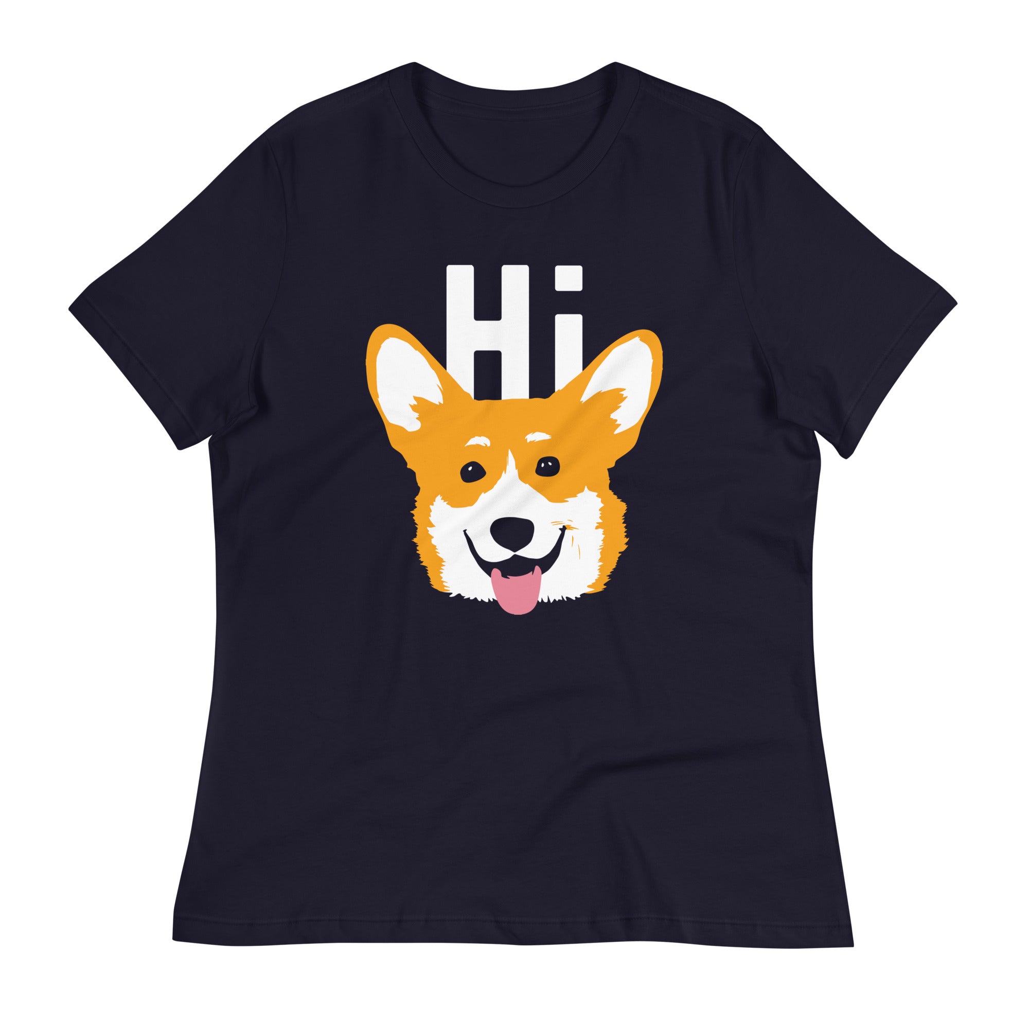 Hi Corgi Women's Signature - Adult & Kids T-Shirts, Sweatshirts & Hoodies apparel design preview 1