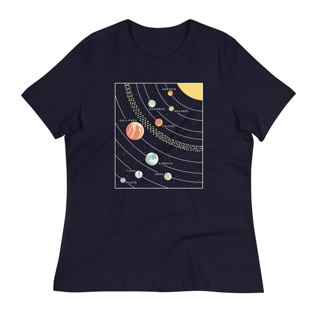9 Planets Women's Signature - Adult & Kids T-Shirts, Sweatshirts & Hoodies apparel design preview 1