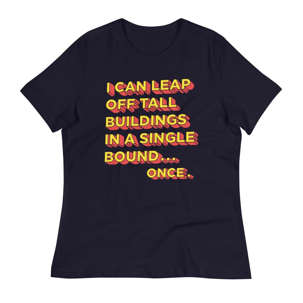 Tall Buildings In A Single Bound Women's Signature - Adult & Kids T-Shirts, Sweatshirts & Hoodies apparel design preview 1