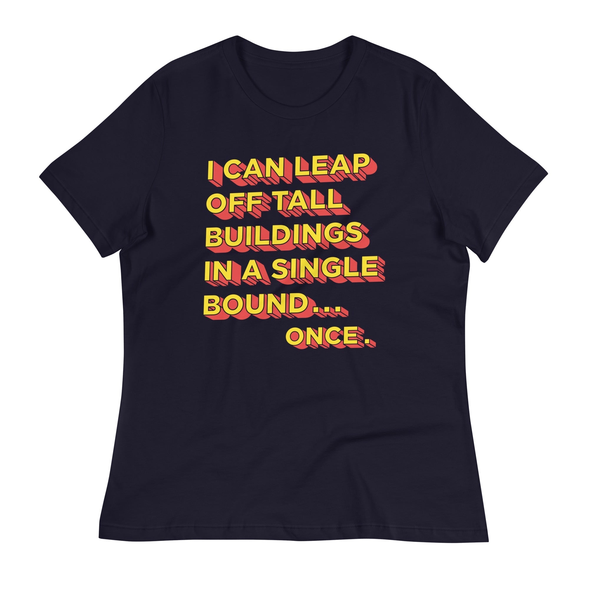 Tall Buildings In A Single Bound Women's Signature - Adult & Kids T-Shirts, Sweatshirts & Hoodies apparel design preview 1