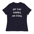 My Cat Thinks I'm Cool Women's Signature - Adult & Kids T-Shirts, Sweatshirts & Hoodies apparel design preview 1