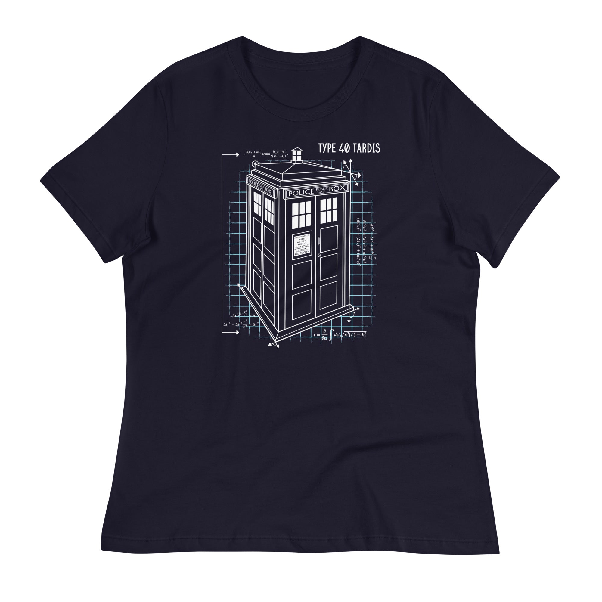 Type 40 Tardis Women's Signature - Adult & Kids T-Shirts, Sweatshirts & Hoodies apparel design preview 1
