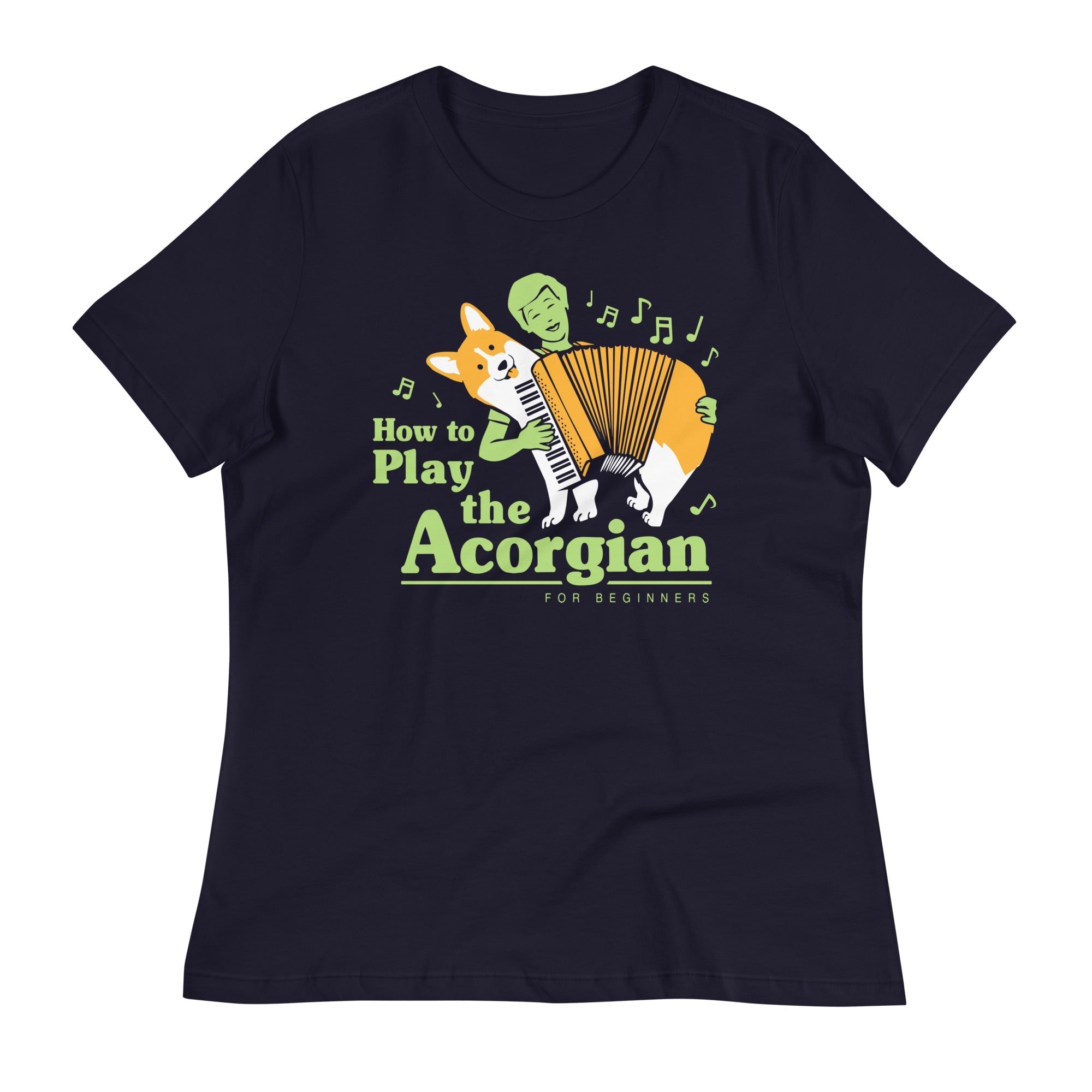 How To Play The Acorgian Women's Signature - Adult & Kids T-Shirts, Sweatshirts & Hoodies apparel design preview 1