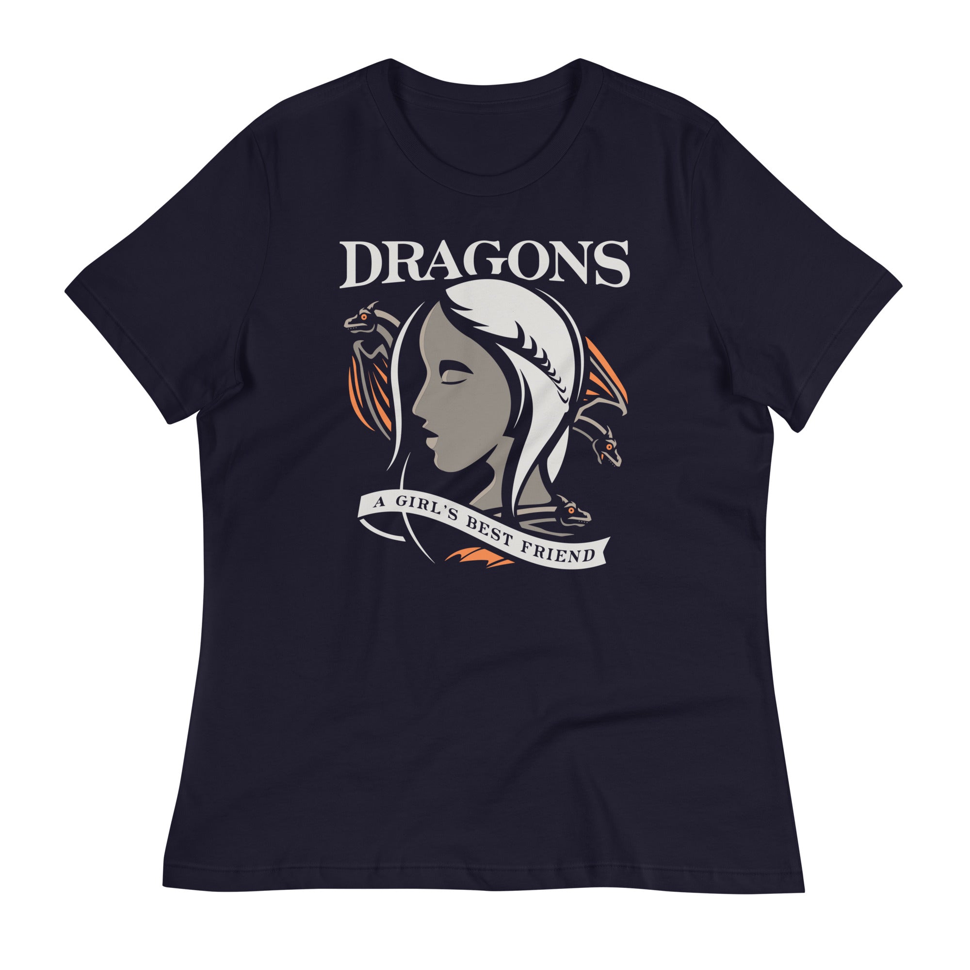 Dragons Are A Girl's Best Friend Women's Signature - Adult & Kids T-Shirts, Sweatshirts & Hoodies apparel design preview 1