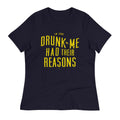 Drunk Me Had Their Reasons Women's Signature - Adult & Kids T-Shirts, Sweatshirts & Hoodies apparel design preview 1
