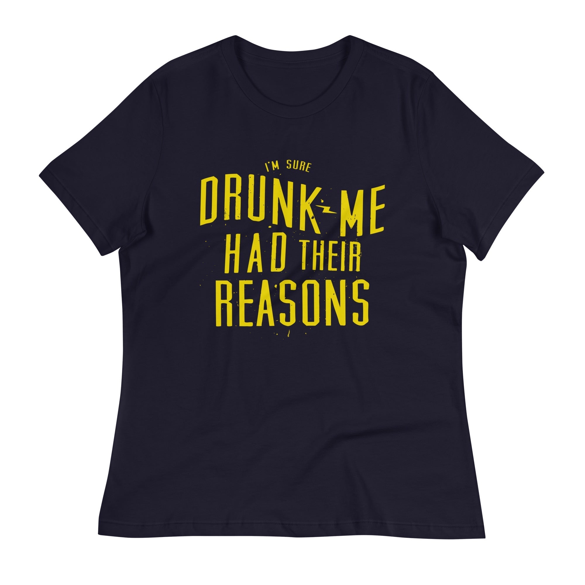 Drunk Me Had Their Reasons Women's Signature - Adult & Kids T-Shirts, Sweatshirts & Hoodies apparel design preview 1