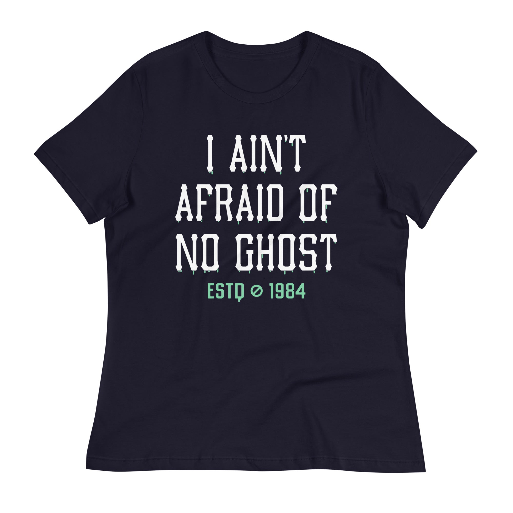 I Ain't Afraid Of No Ghost Women's Signature - Adult & Kids T-Shirts, Sweatshirts & Hoodies apparel design preview 1