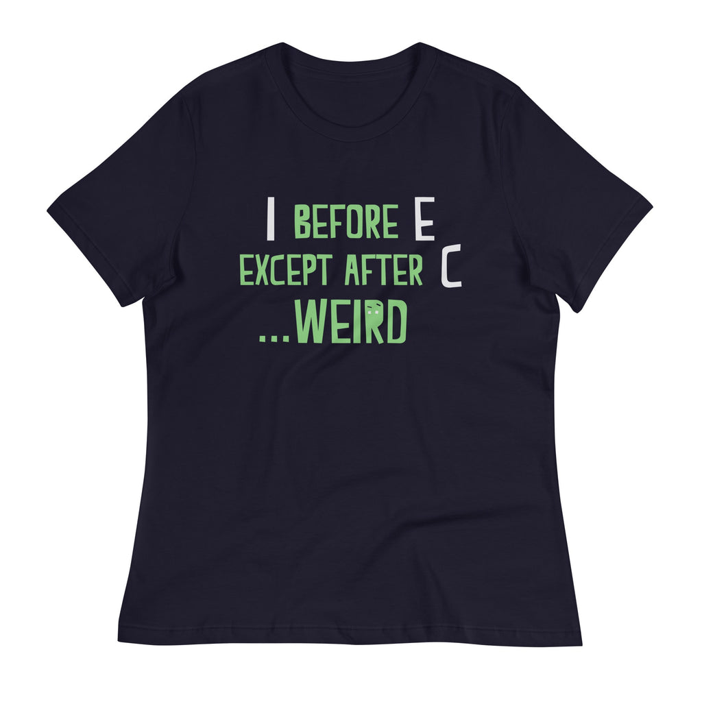I Before E Except After C Women's Signature - Adult & Kids T-Shirts, Sweatshirts & Hoodies apparel design preview 1