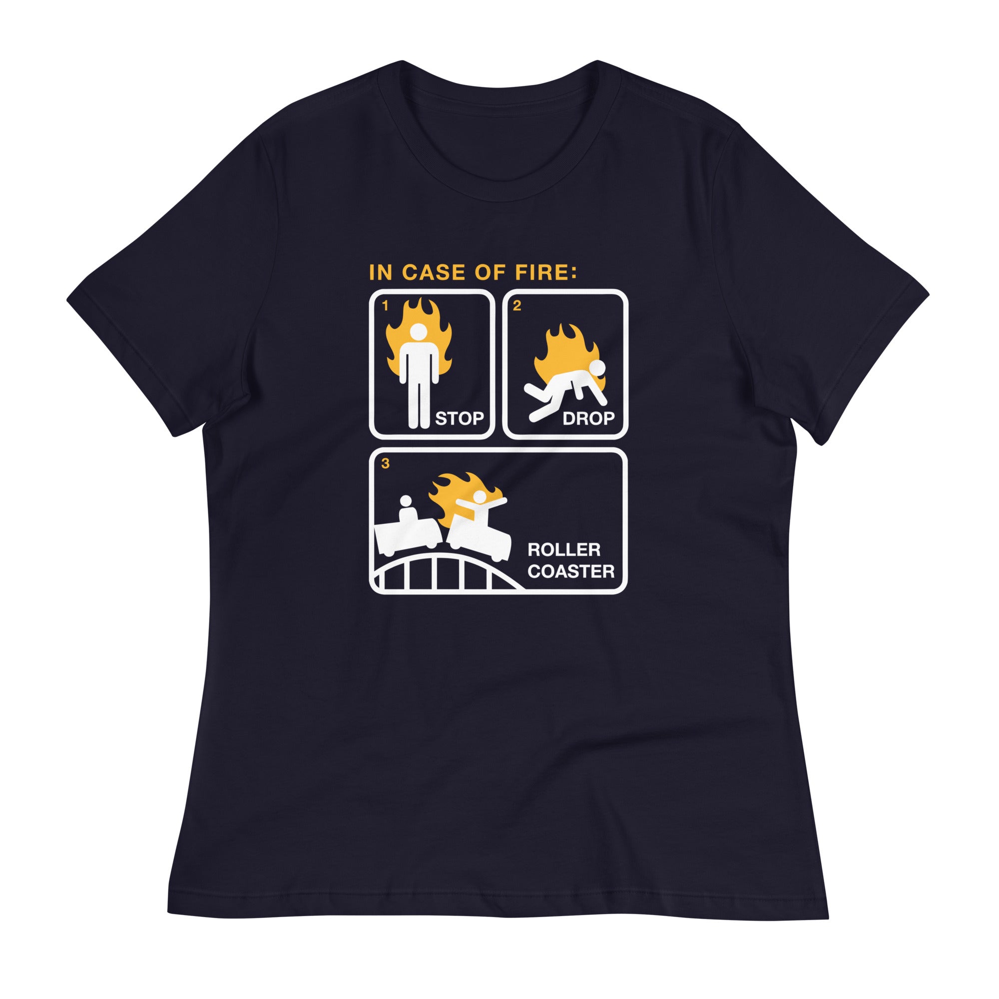 Stop Drop Roller Coaster Women's Signature - Adult & Kids T-Shirts, Sweatshirts & Hoodies apparel design preview 1
